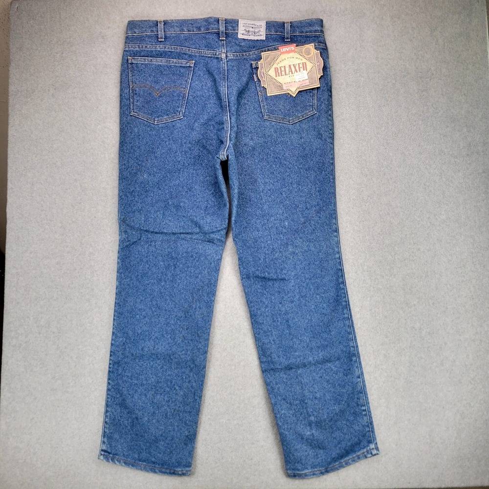 Levi's Silver Tab Relaxed Fit Jeans Mens 40x30 Blue Vintage USA 40865-4016